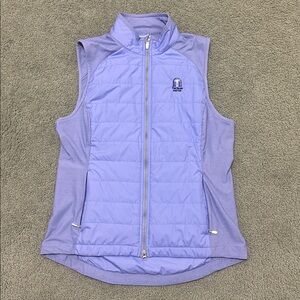 Zero Restriction Vest Womens L Palms Full Zip Golf Quilted Primaloft Outdoor